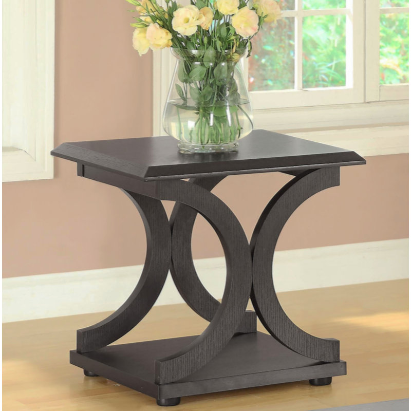 C-Shaped End Table