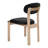 Rilou Dining Chair (Set of 2) Black & Natural