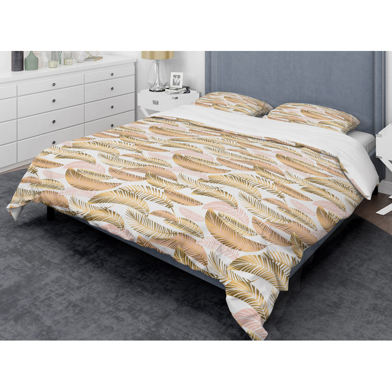 Ensemble de housse de couette tropical iii mid-century, Housse de couette très grand + 2 taies décoratives