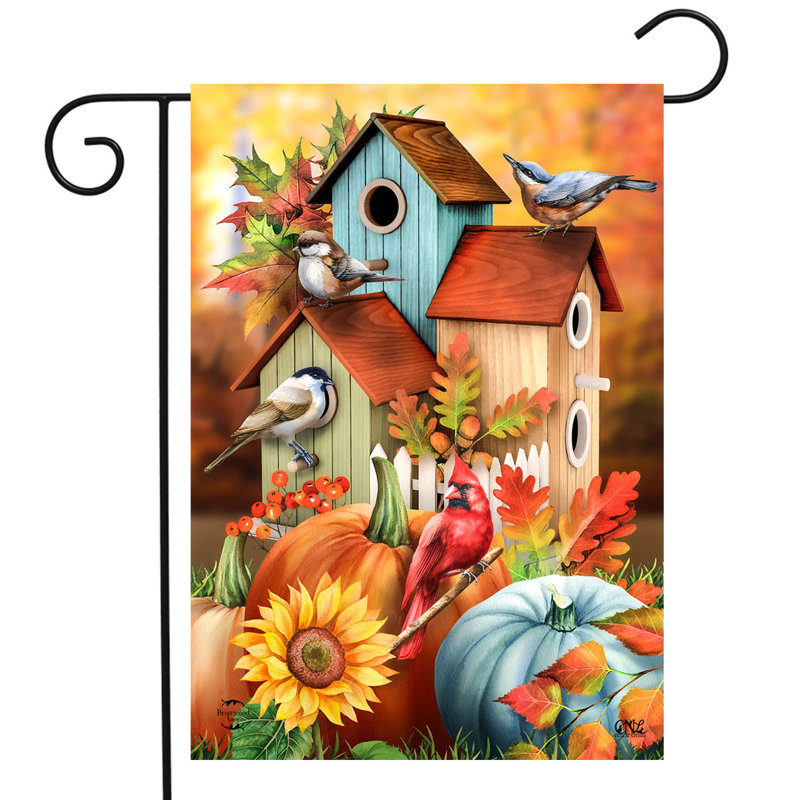 Drapeau de jardin d'automne