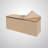 Modern Leisure Basics Patio Cushion & Cover Storage Bag, 48"L x 16"W x 22"H, Khaki