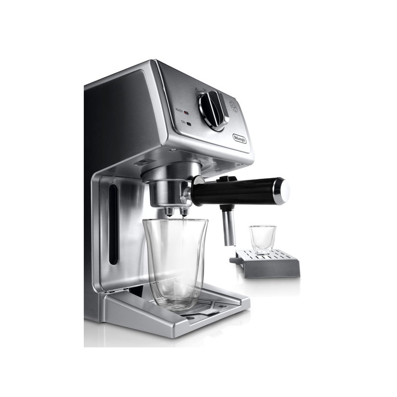De'Longhi 15 Bar Espresso and Cappuccino Machine with Premium Adjustable Frother, Silver