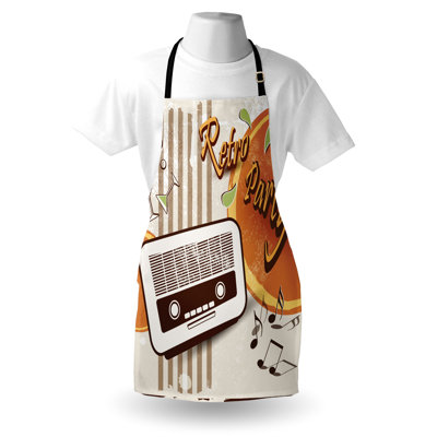 No Pattern Bib Apron