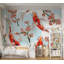 Murale pelez et collez de qualité supérieure - Koi Fish Bloom-1528364106