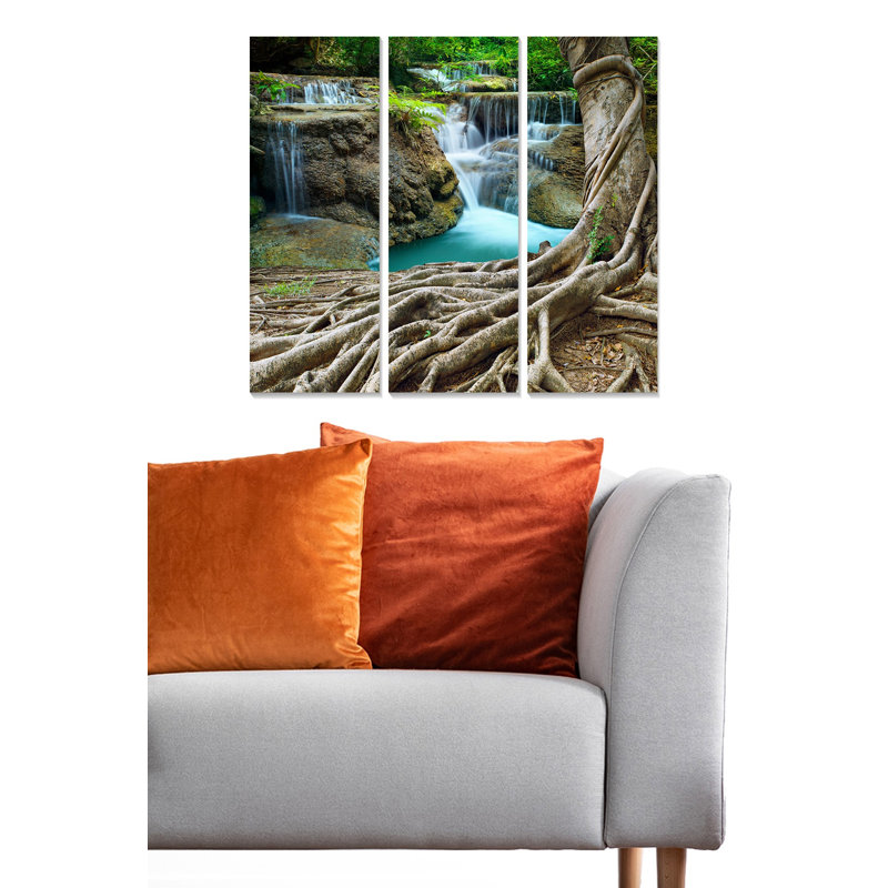 Ensemble de 3 reproductions de photos non encadrées sur bois aggloméré