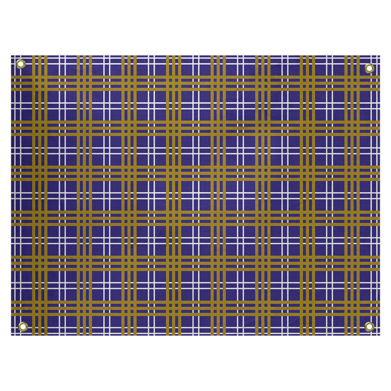 Tapisserie polyester Baltimore Luxury, H 59 po x l 80 po, Mauve / blanc / or