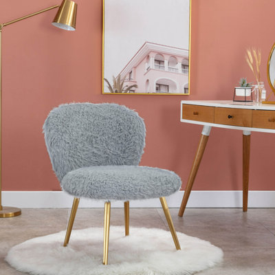 Chaise d'appoint rembourrée en mousse moelleuse