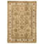 Hand Knotted Wool Area Rug in Gold And Ivory