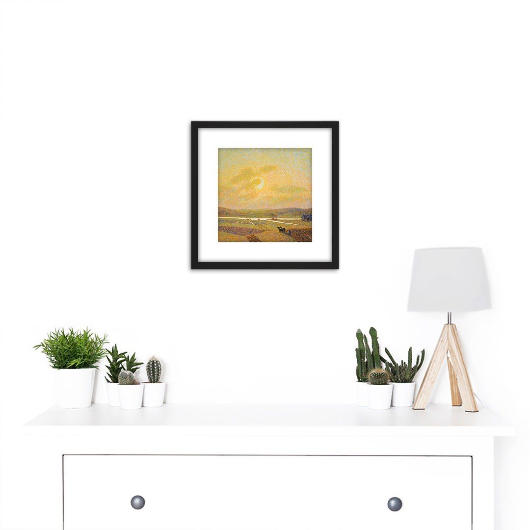 Fields 1914 Landscape by Ester Almqvist - Single Picture Frame Painting