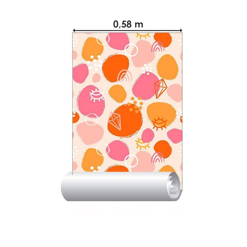 Rouleau de papier peint adhésif L 126 po x l 24 po