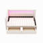 Stylish Twin Platform Bed with USB and LED, Extra Storage Options-882139008
