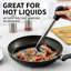 Zulay Kitchen Stainless Steel Turkey Baster Syringe With Silicone Suction Bulb