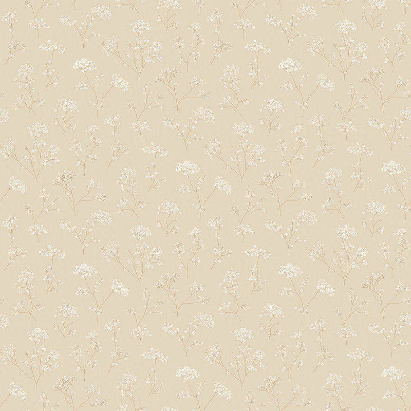 Santa Cruz 25.4m x 53cm Matte Wallpaper Roll, White/Cream