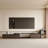 Mid-century Modern Extendable TV Stand for TVs up to 85" with Storage Drawers and Open Shelf