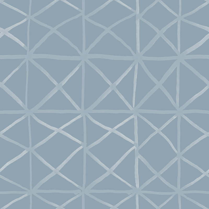 Rouleau de papier peint L 33 pi x l 20,5 po Gurminder, bleu