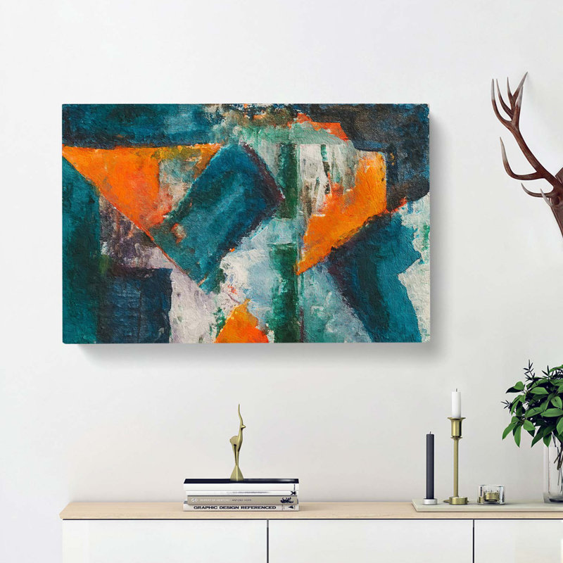 Abstract Art Painting Vol.62 - Wrapped Canvas, 40cm H x 60cm W x 3cm D