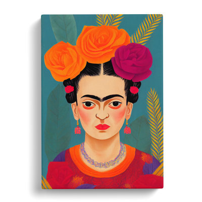 CAN-V0523-1061X Frida Kahlo - Wrapped Canvas Print
