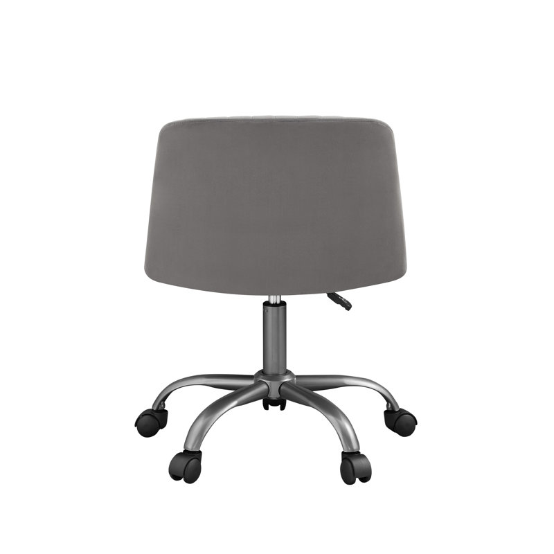 Morency Swivel Office Chair, Gray