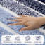 Ensemble de 5 tapis de bain lavables, antidérapants et rayés-1397026967