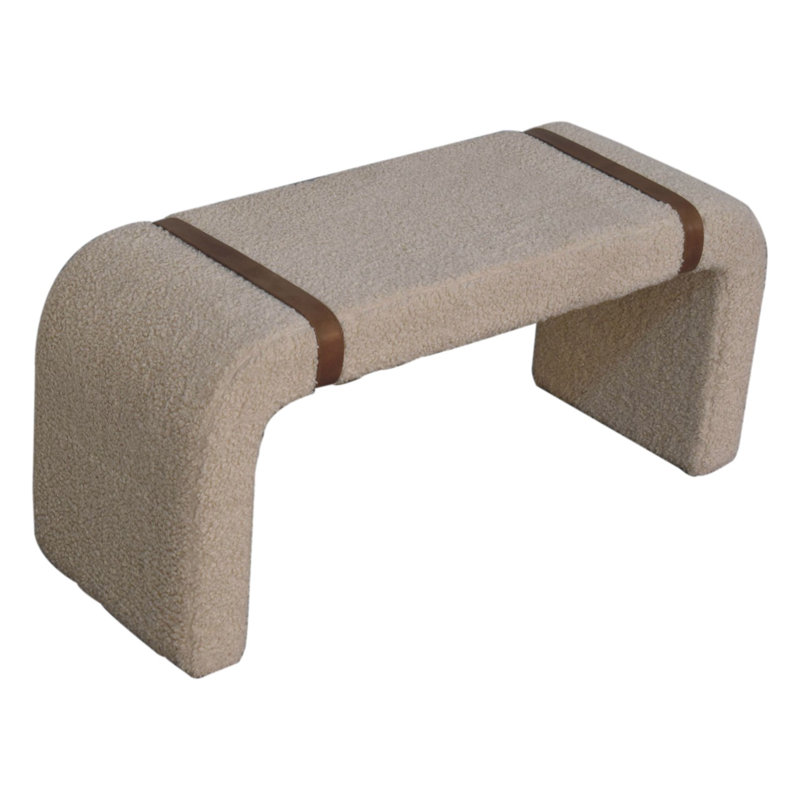 Banc en cuir Boucle