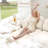 74" Chenille Cloud Sofa With Ottoman-814417245