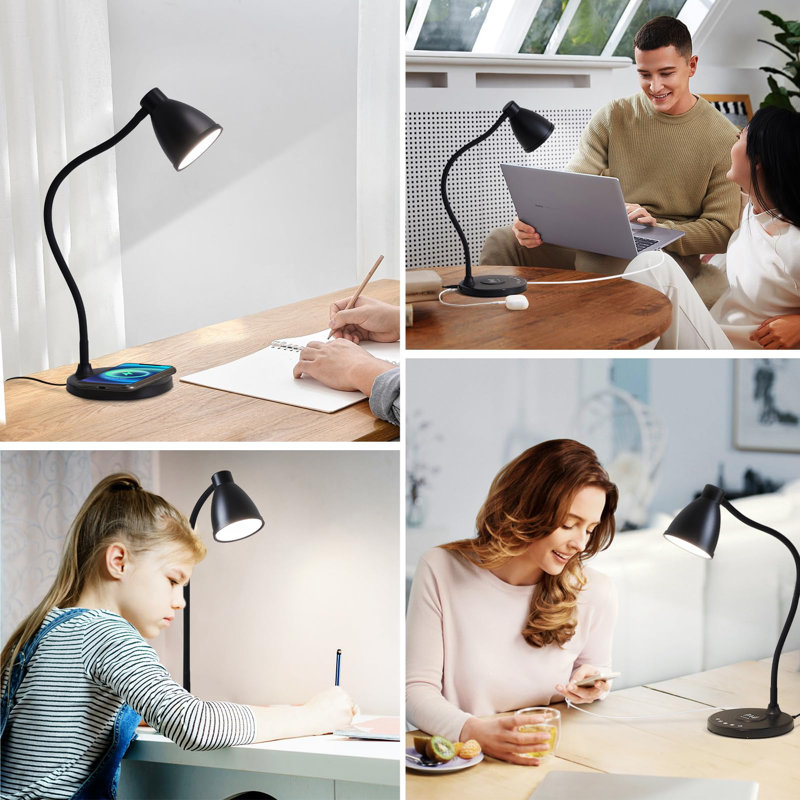 Lampe de bureau Ileana, Noir