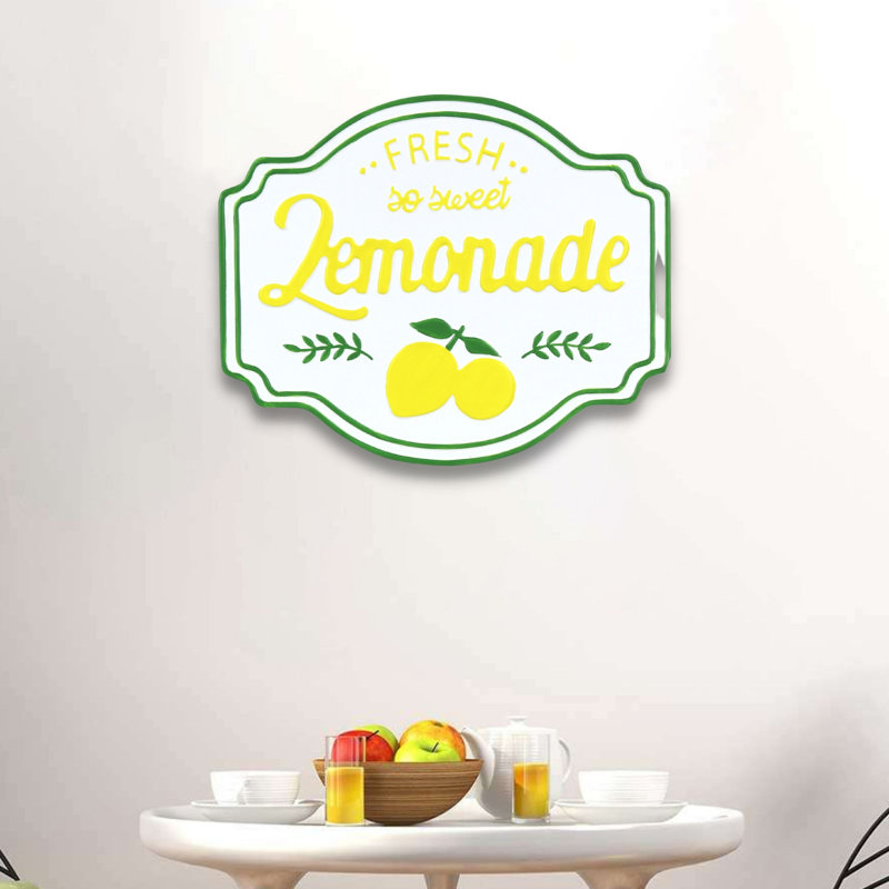Plaque murale Fresh Lemonade