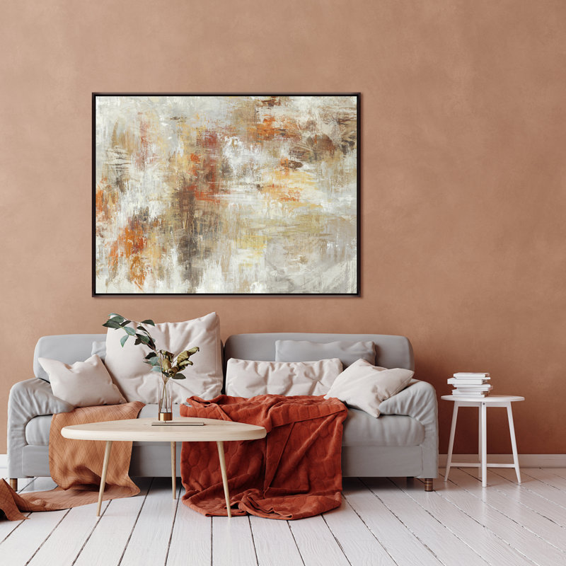 Puravida Painting by Jean Kenna, Brush Gel, 48.5" H x 63.5" W x 1.5" D