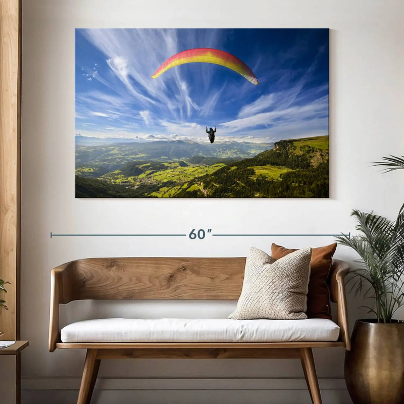 Sireci Powered Paraglider, 34" H x 51" W