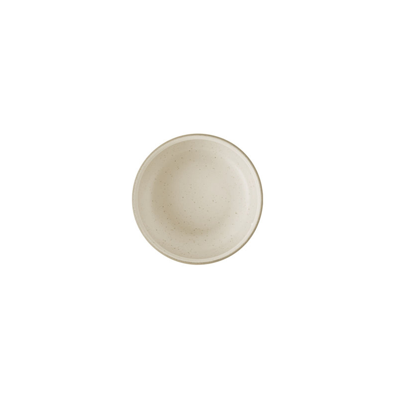 Joyn Stoneware Rice Bowl, Gold/Cream
