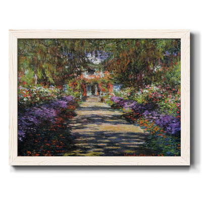 «Pathway in Monet's Garden at Giverny», reproduction d'art sur toile