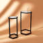 Ensemble de 2 tables d'appoint en marbre