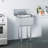 VEVOR 21'' L x 18'' W Silver Free Standing Service Sink with Faucet