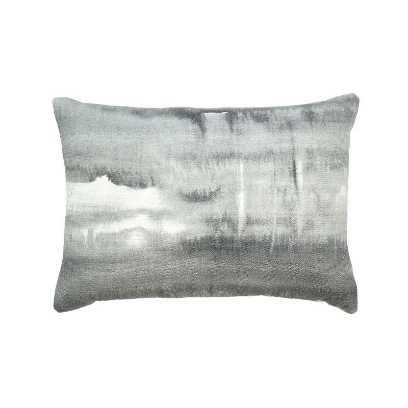 Coussin Ombre, 12 po x 18 po, Gris