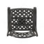 Tabouret de bar pivotant en aluminium