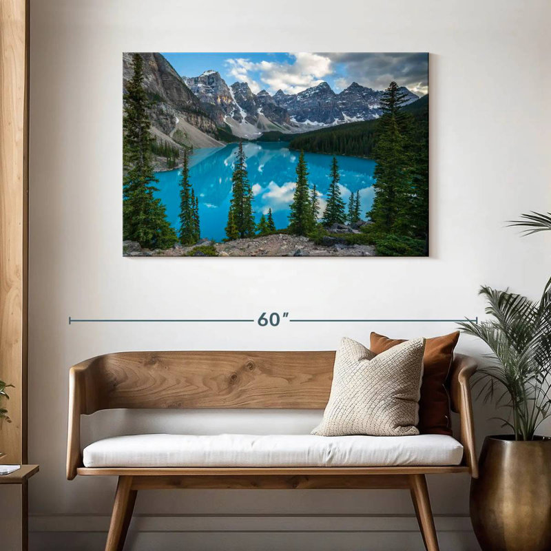 Alvord Scenic Moraine Lakeside Mountains, 30" H x 45" W