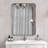 Contemporary Rectangle Bathroom Vanity Mirror | Stainless Steel Thick Frame-1180963157-1180963166