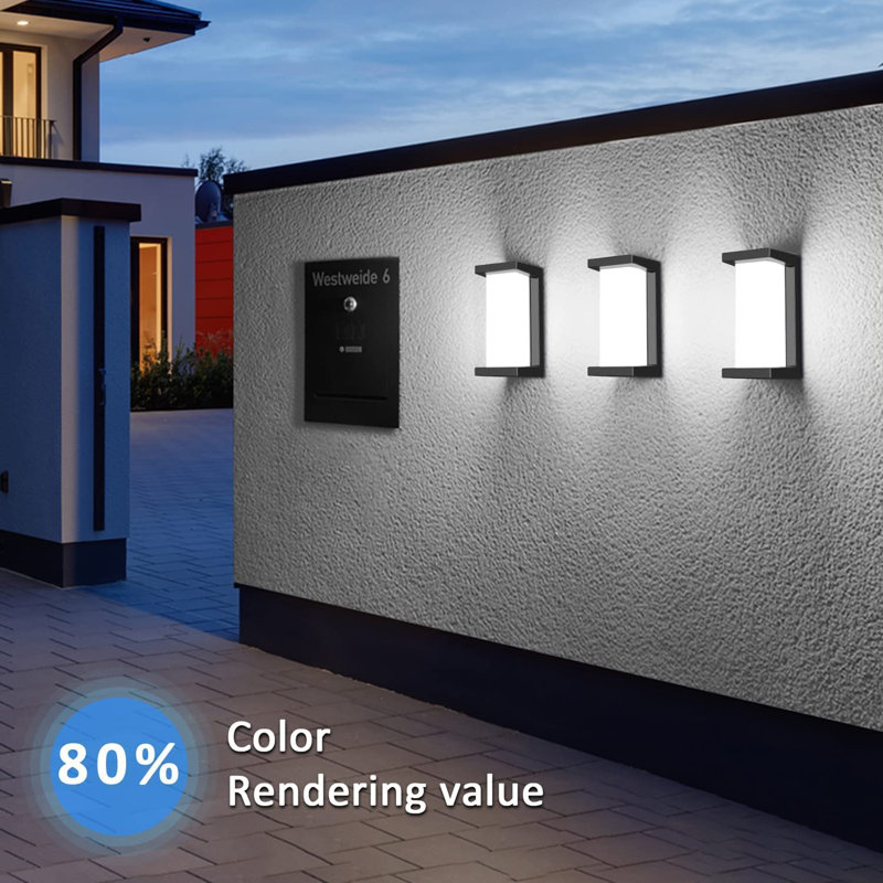 Daive LED Wall Light, Matte Black, 3000K
