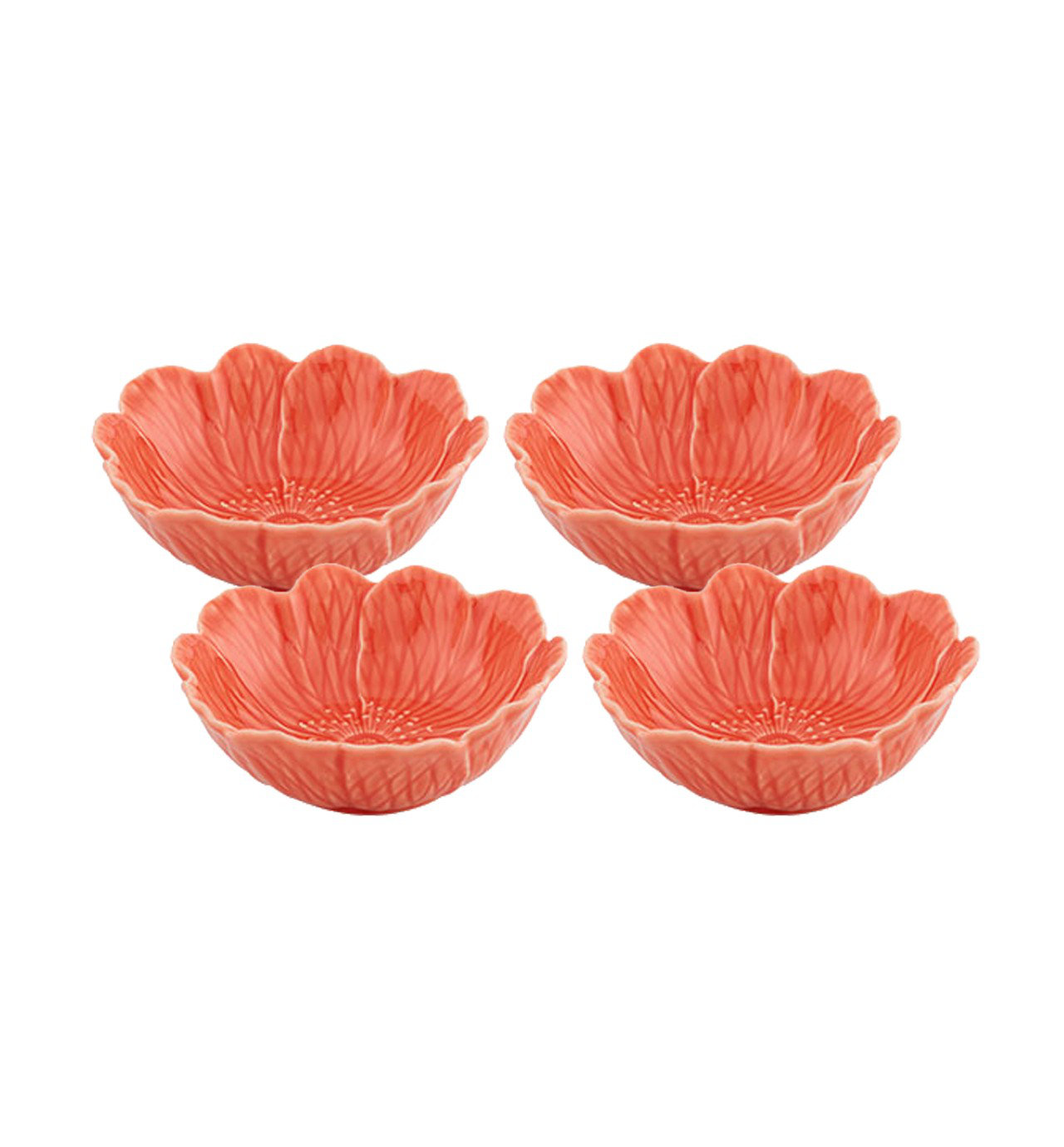 Flora Earthenware Cereal Bowl, Red