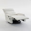 Short Plush Manual Button Armchair Sofa-131649620