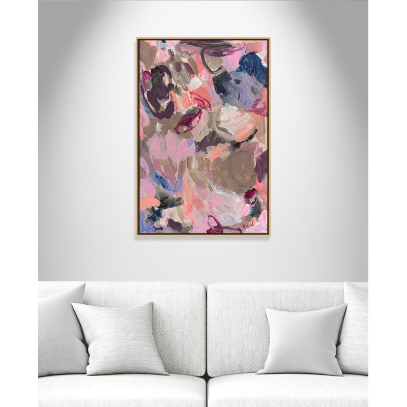 «Vineyard Evening Print» par Marisol Evora, L 25,5 po x H 37,5 po, Flotteur naturel