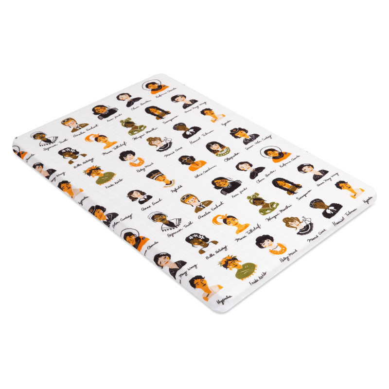 Women in History Muslin All-Stages Bassinet Sheet
