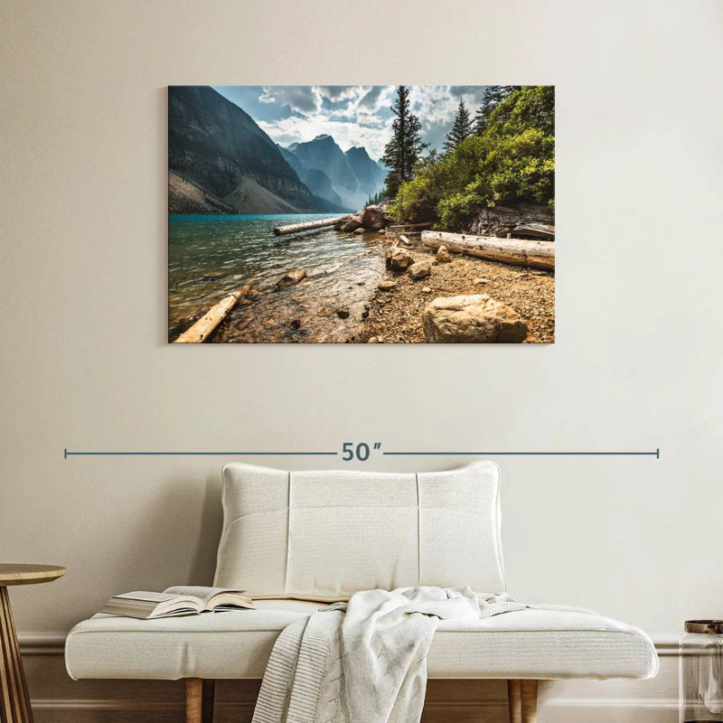 Alvord Moraine Lake Waterfront, H 26 po x l 39 po