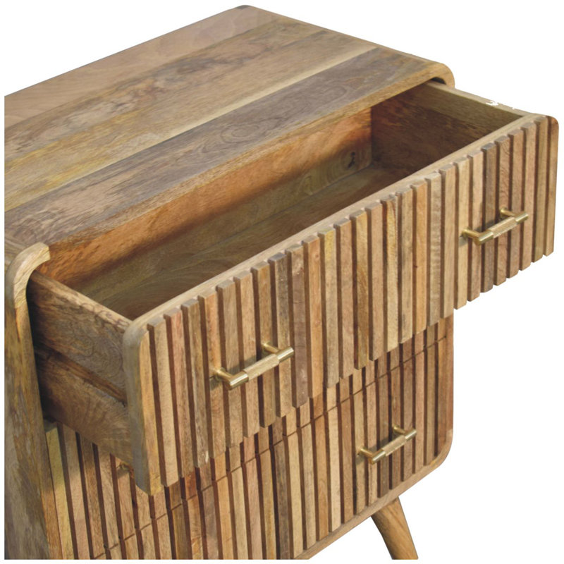 Kenin Solid Wood 27.56'' W 3 - Drawer Dresser