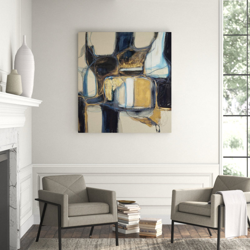 Bloquer II Print by Kelly O'Neal, 26" H x 24" W x 1.5" D