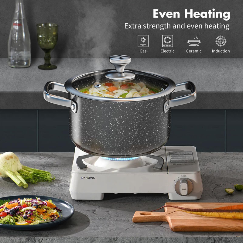 Vesely 7 - Piece Stainless Steel Cookware Set