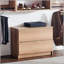 Système de placard modulaire Devi Oak, rangement personnalisable pour des espaces de vie organisés et élégants