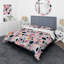 Literie rose et beige Harmony Strokes-900543893