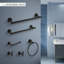 Ensemble de quincaillerie de salle de bain murale six pièces-65382920