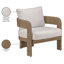 Chaise de patio en oléfine beige Audiel-129907359